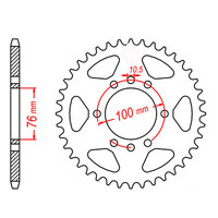 MTX 1825 Steel Rear Sprocket #520 (11-374)