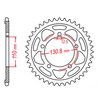 MTX 007 Steel Rear Sprocket #525 (11-BM7)