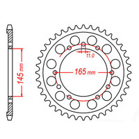 MTX 298 Steel Rear Sprocket #530 (11-ML0)