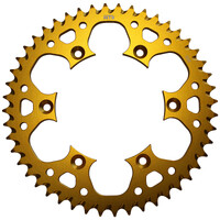 MTX 808 Zero Aluminium Rear Sprocket #520 - Gold (11A-402-GLD)