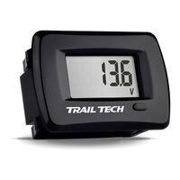 TRAIL TECH TTO PANEL - VOLTAGE METER - BLK