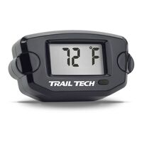 Trail Tech TTO Temperature Meter 22mm Hose - Black