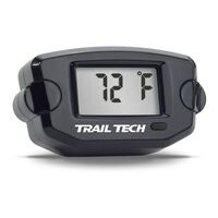 Trail Tech TTO Temperature Meter 16mm Hose - Black